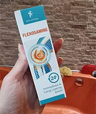 Foto der Flexosamine Verpackung von einem echten Kunden